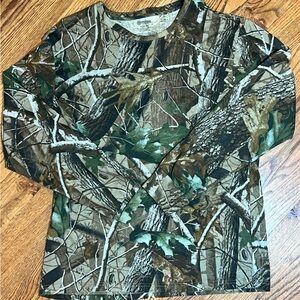 Outdoor Life Woodland Camo Long Sleeve Tee